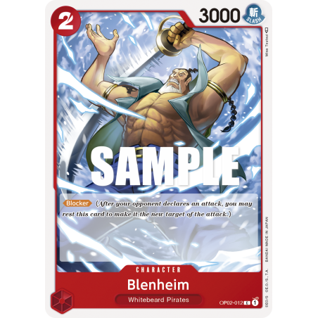 Blenheim OP02-012