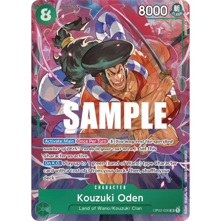 Kouzuki Oden OP02-030 ALT V2