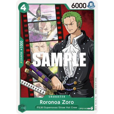 Roronoa Zoro OP02-043