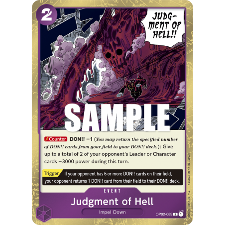 Judgment of Hell OP02-089