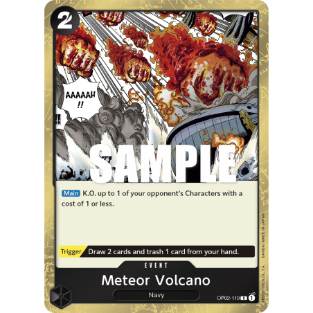 Meteor Volcano OP02-119