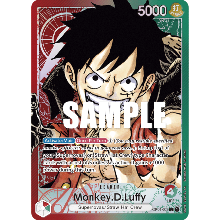 Monkey D. Luffy OP01-003 ALT V2
