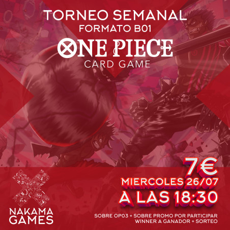 Torneo Semanal One Piece 26/07