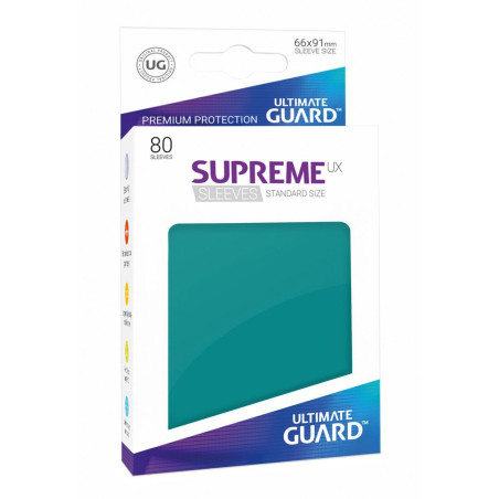 Fundas Supreme UX Standard ultimate guard (80) Azul Gasolina