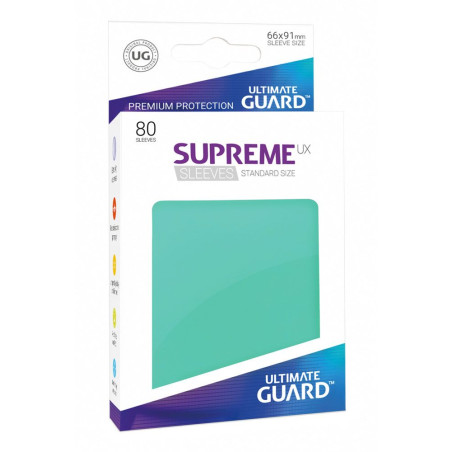Fundas Supreme UX Standard ultimate guard (80) Turquesa