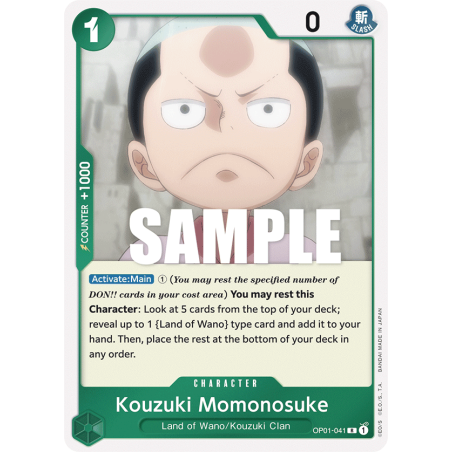 Kouzuki Momonosuke OP01-041