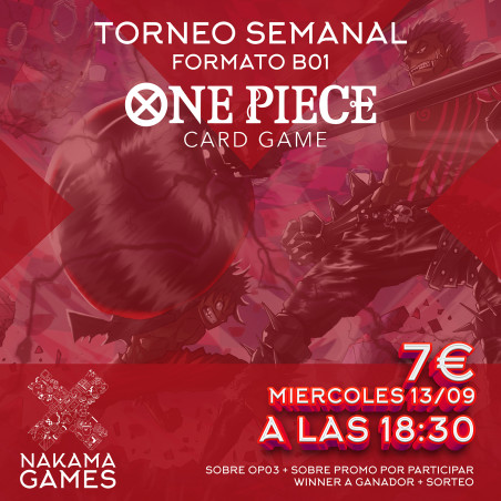 Torneo Semanal One Piece 13/09