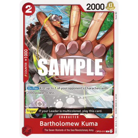 Bartholomew Kuma OP05-011