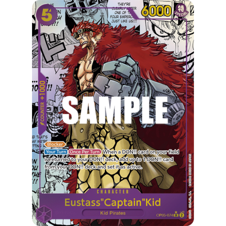 Eustass"Captain"Kid OP05-074 ALT V3