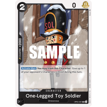 One-Legged Toy Soldier OP05-081