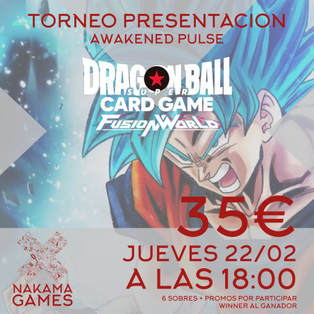 Torneo Pre Release Dragon Ball Fusion Worlds 22/02