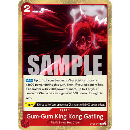 Gum-Gum King Kong Gatling OP06-018