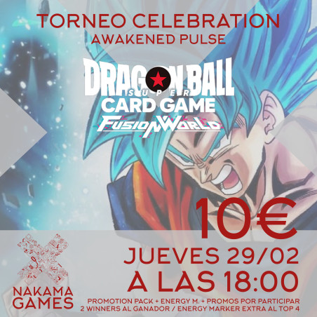 Torneo Celebration Dragon Ball Fusion Worlds 29/02