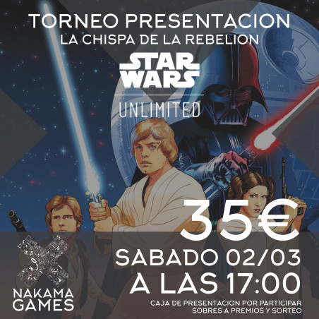 Torneo Presentación Star Wars Unlimited 02/03