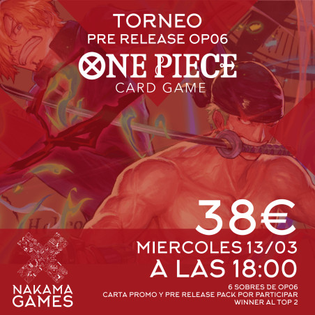 Torneo Pre Release One Piece 13/03