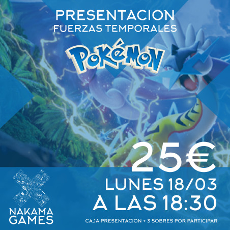 Torneo Presentación Fuerzas Temporales Pokemon 18/03