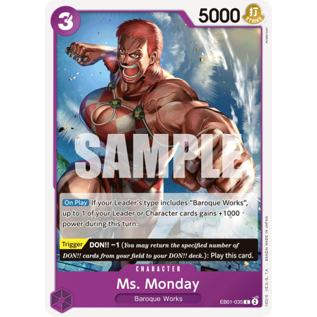 Ms. Monday EB01-035