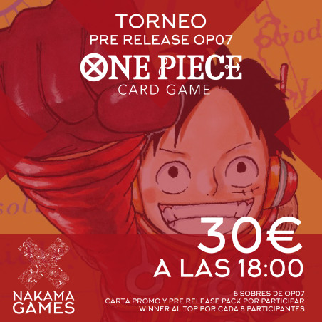 Torneo Pre Release One Piece 21/06