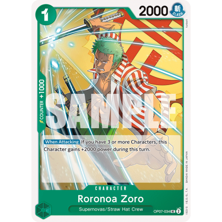 Roronoa Zoro OP07-034