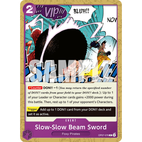 Slow-Slow Beam Sword OP07-076