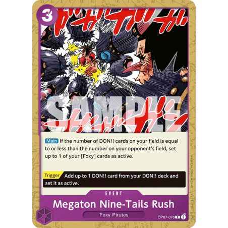 Megaton Nine-Tails Rush OP07-078