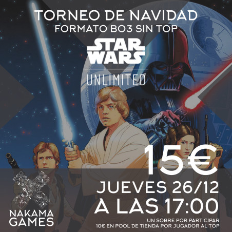 Torneo de Navidad Star Wars Unlimited 26/12