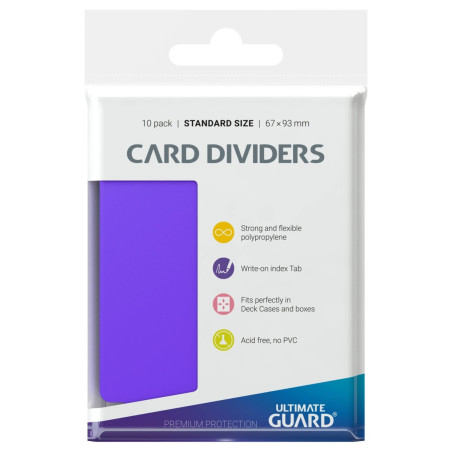 Card Dividers Standard (10) - Morado