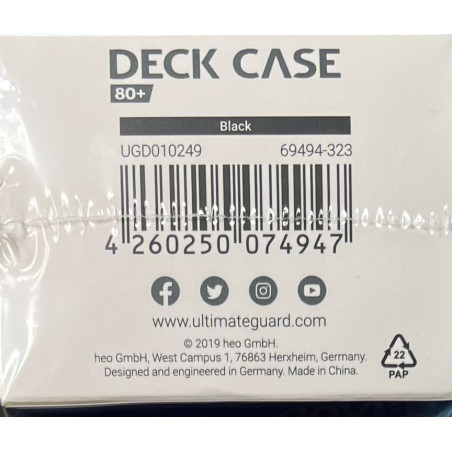 Deck Case 80+ Estandar Negro