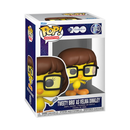 Funko POP! 1243 Looney Tweety Bird as Velma Dinkley