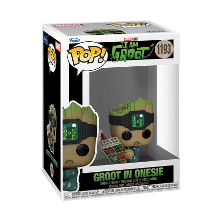 Funko POP! 1193 Yo soy Groot Marvel Groot in Onesie