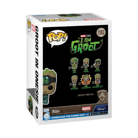 Funko POP! 1193 Yo soy Groot Marvel Groot in Onesie